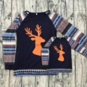 Girls Shirt Reindeer NWT 12-18 Months 2T Holiday Boutique